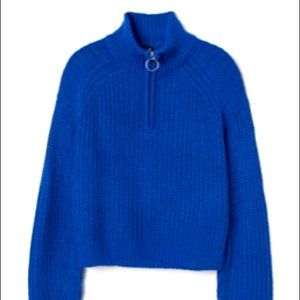 Cropped Knit Sweater with tags